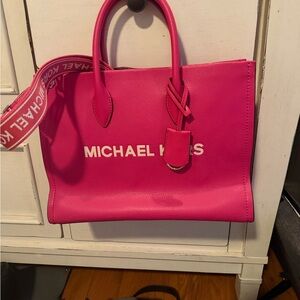 Michael Kors Vibrant Pink Tote NWT